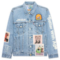 Portrait Denim Jacket Multi