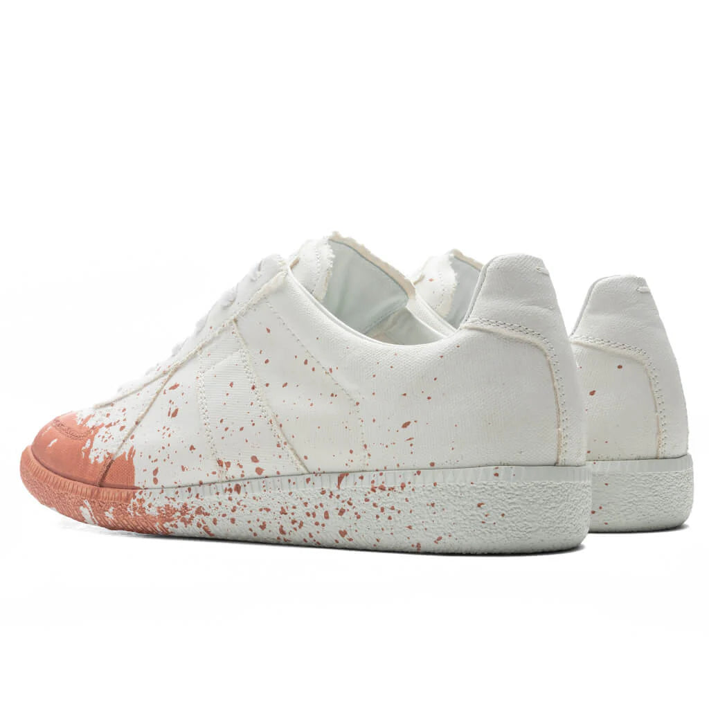 Replica Paint Splatter Sneakers White Coquille