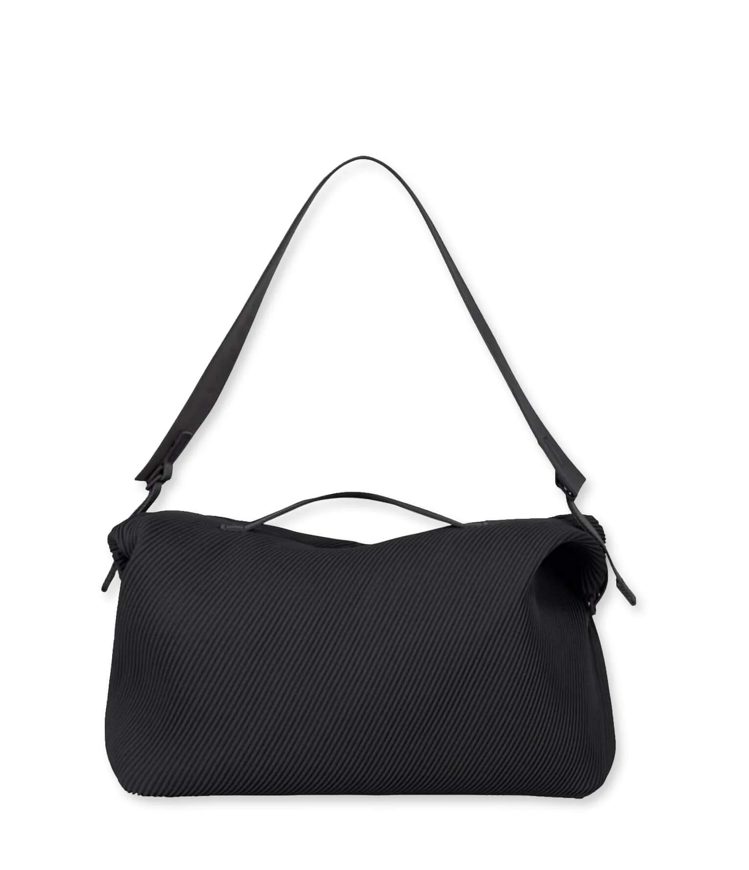 Pleats Travel Bag Black
