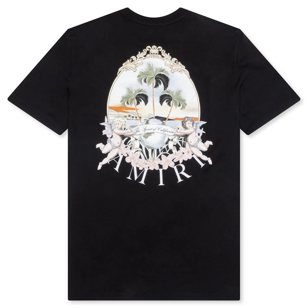 Cherub Palm Tee Black