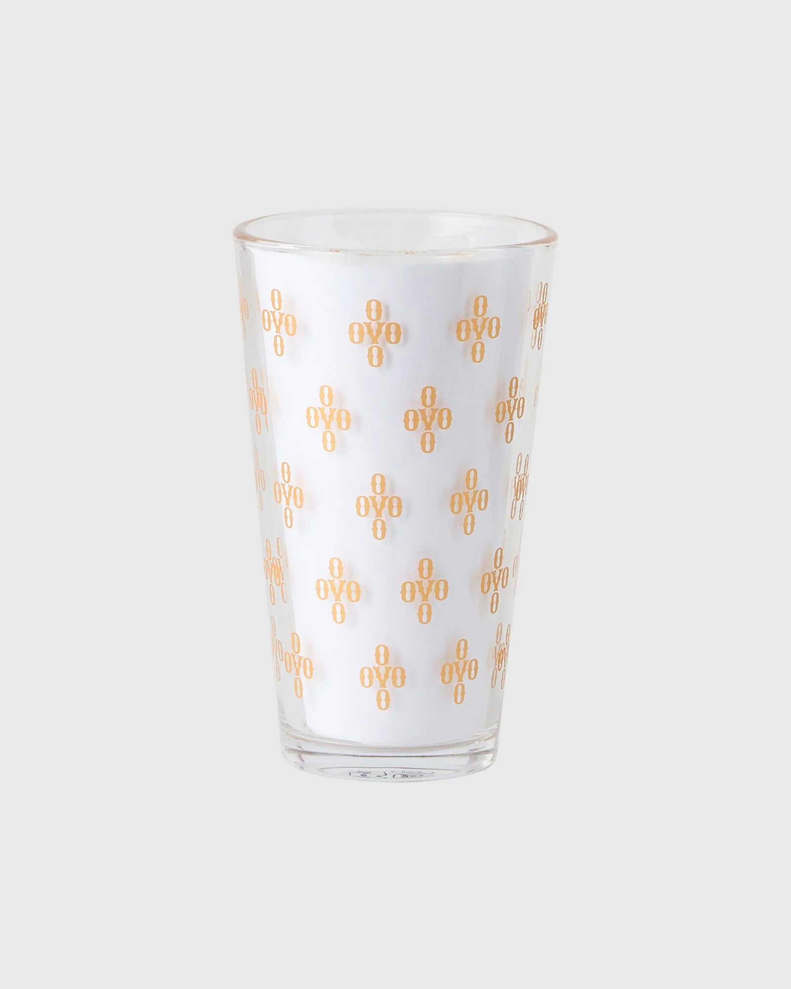 Pom Pom Drinking Glass Clear