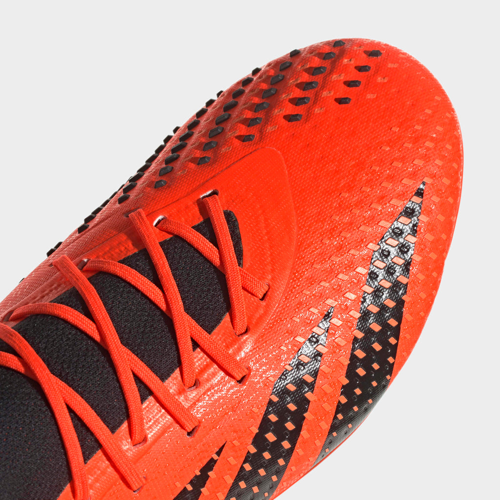 adidas Predator Accuracy1 Low FG Firm Ground Soccer Cleats Solar Orange Black