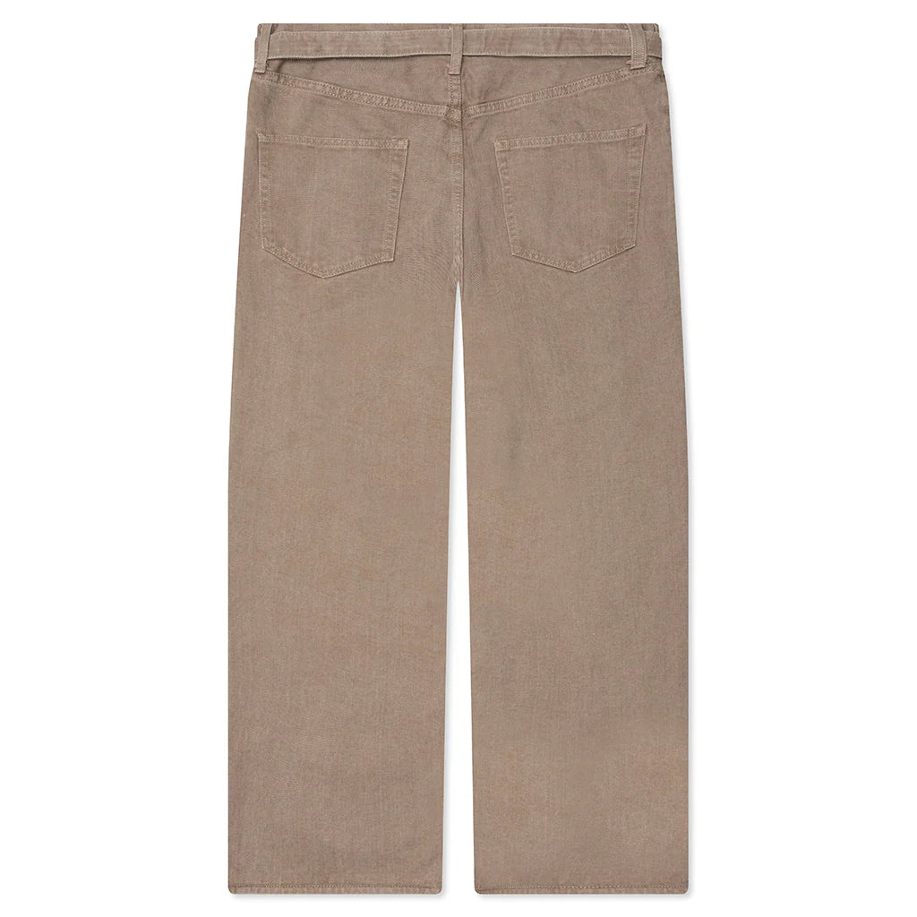 Belted Jeans Beige