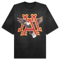 Vintage Ma Eagle Oversized Tee Black