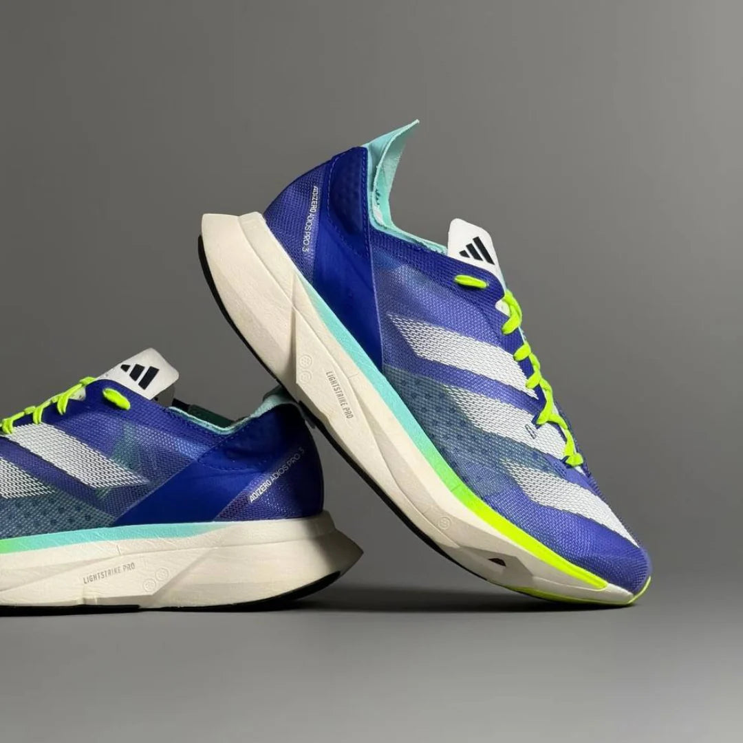 Adidas Adizero Adios Pro 3 Azul Royal Verde Neon