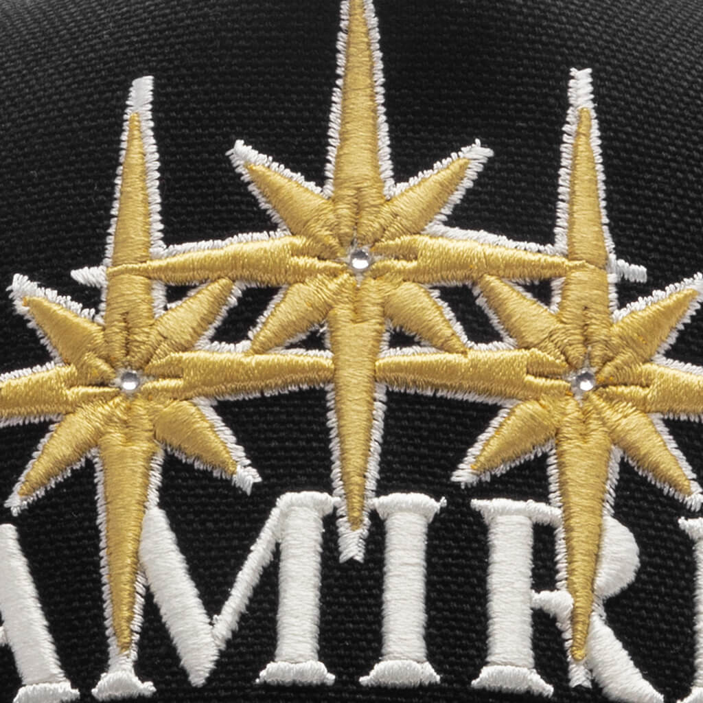 Amiri Starburst Canvas Hat Black