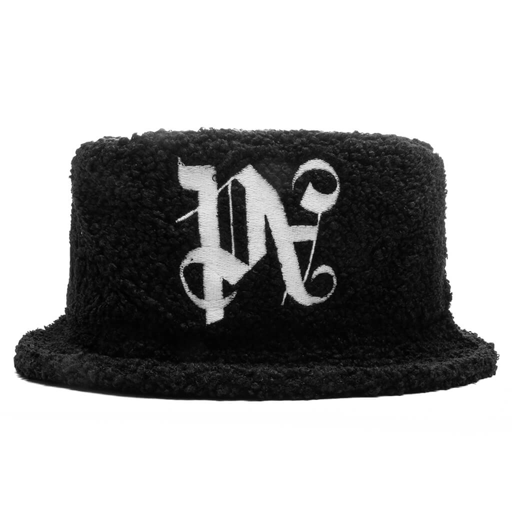 PA Monogram Bucket Hat Black Off White