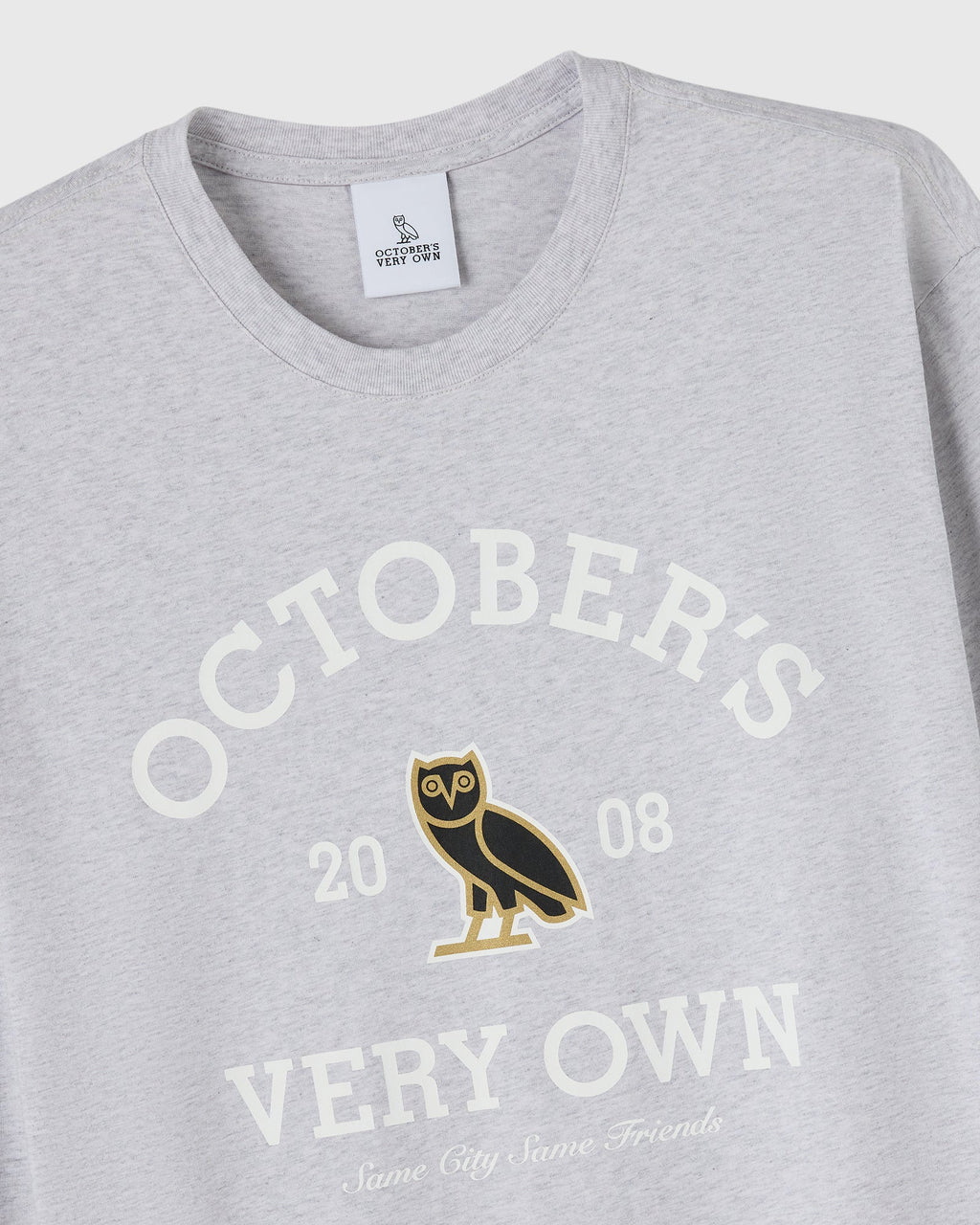 Collegiate Long Sleeve Tee Ash Heather Grey
