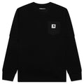 Sacai x Carhartt WIP Cotton Jersey L S T Shirt Black