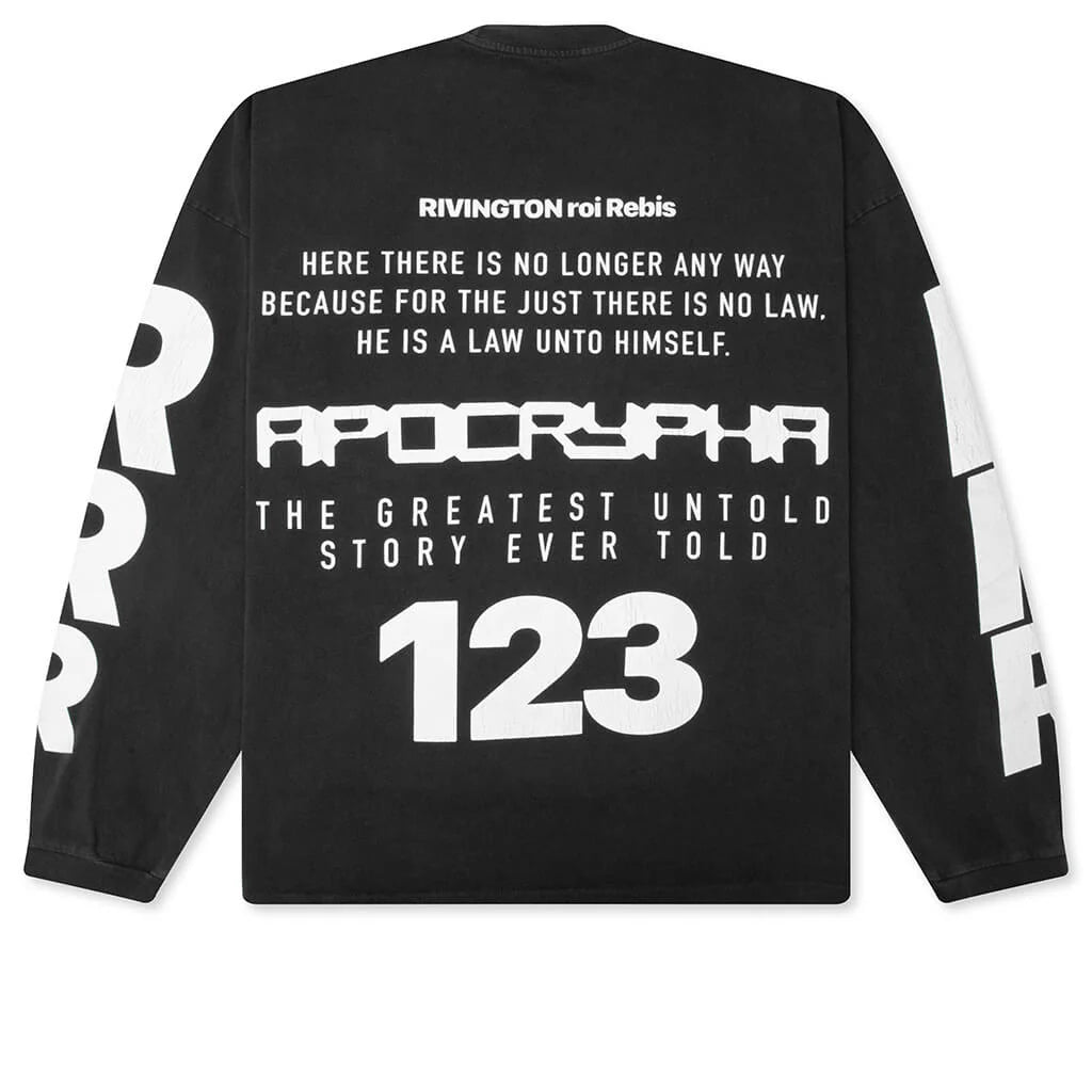 The Anti Body Vintage L S Tee Black