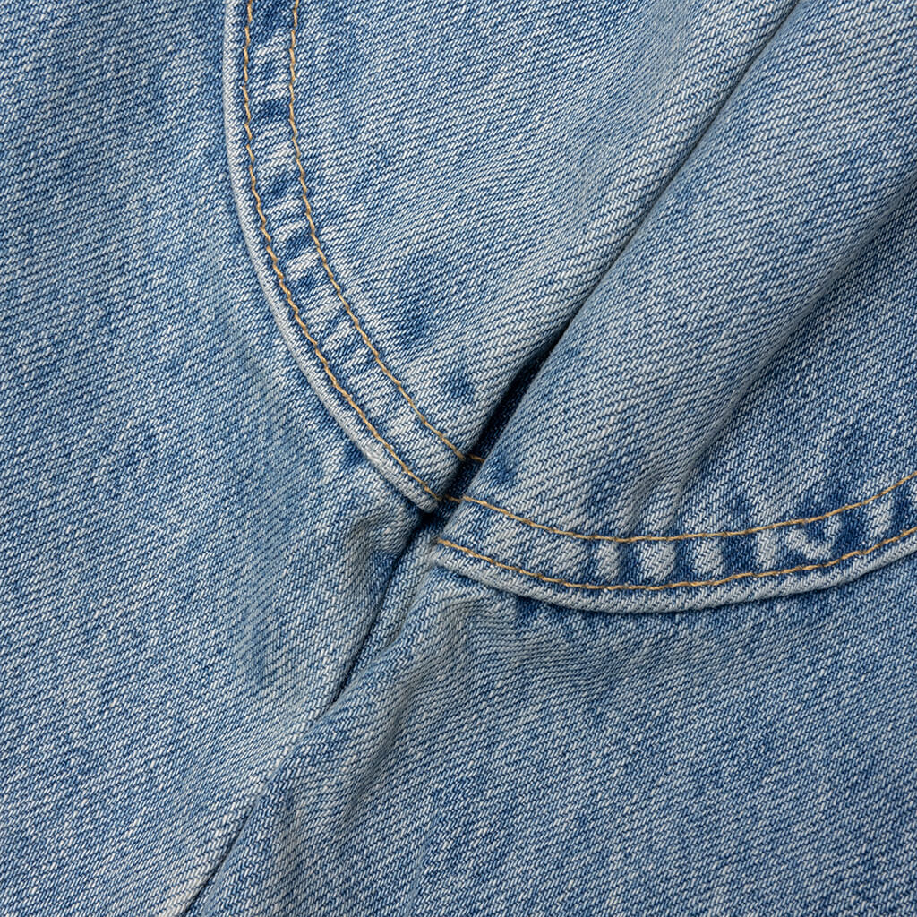 Denim Logo Cargos Light Wash