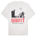 Sit Down S S Tee White