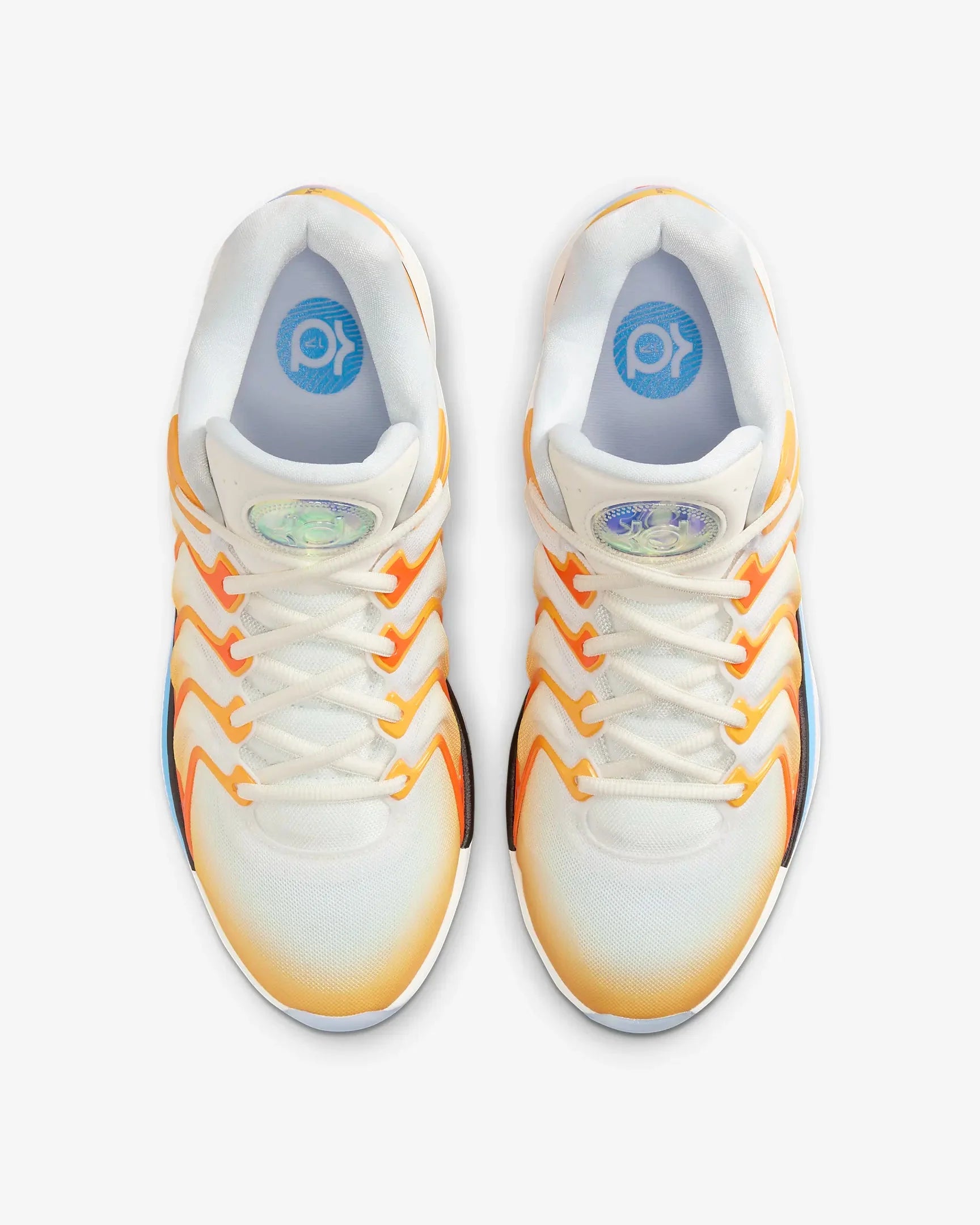 Tenis Nike KD17 Branco Laranja