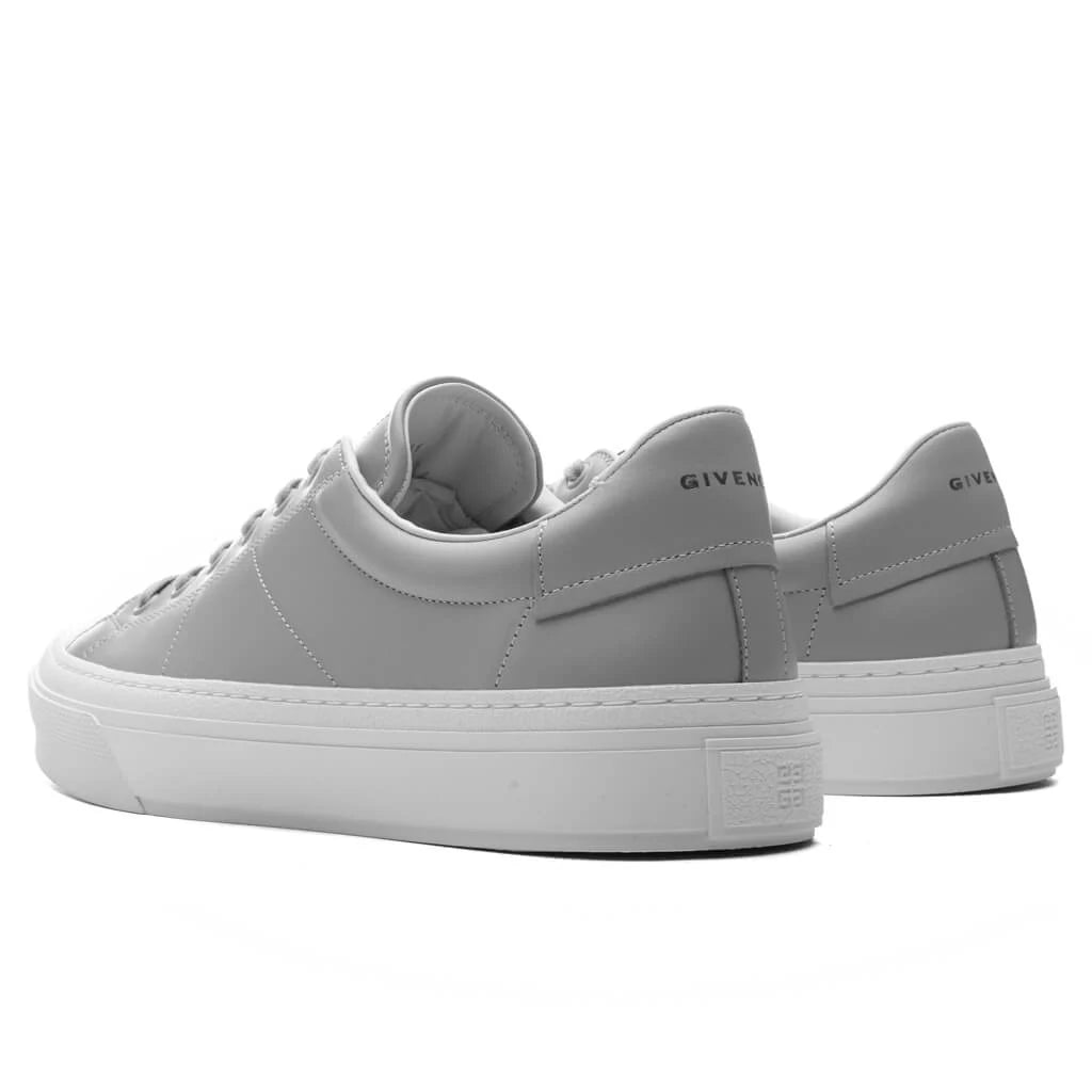 City Sport Sneakers in Leather Light Grey