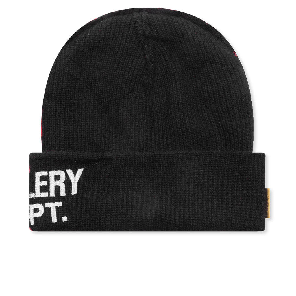Topanga Beanie Black Red