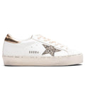 Womens Hi Star White Black Gold Gold