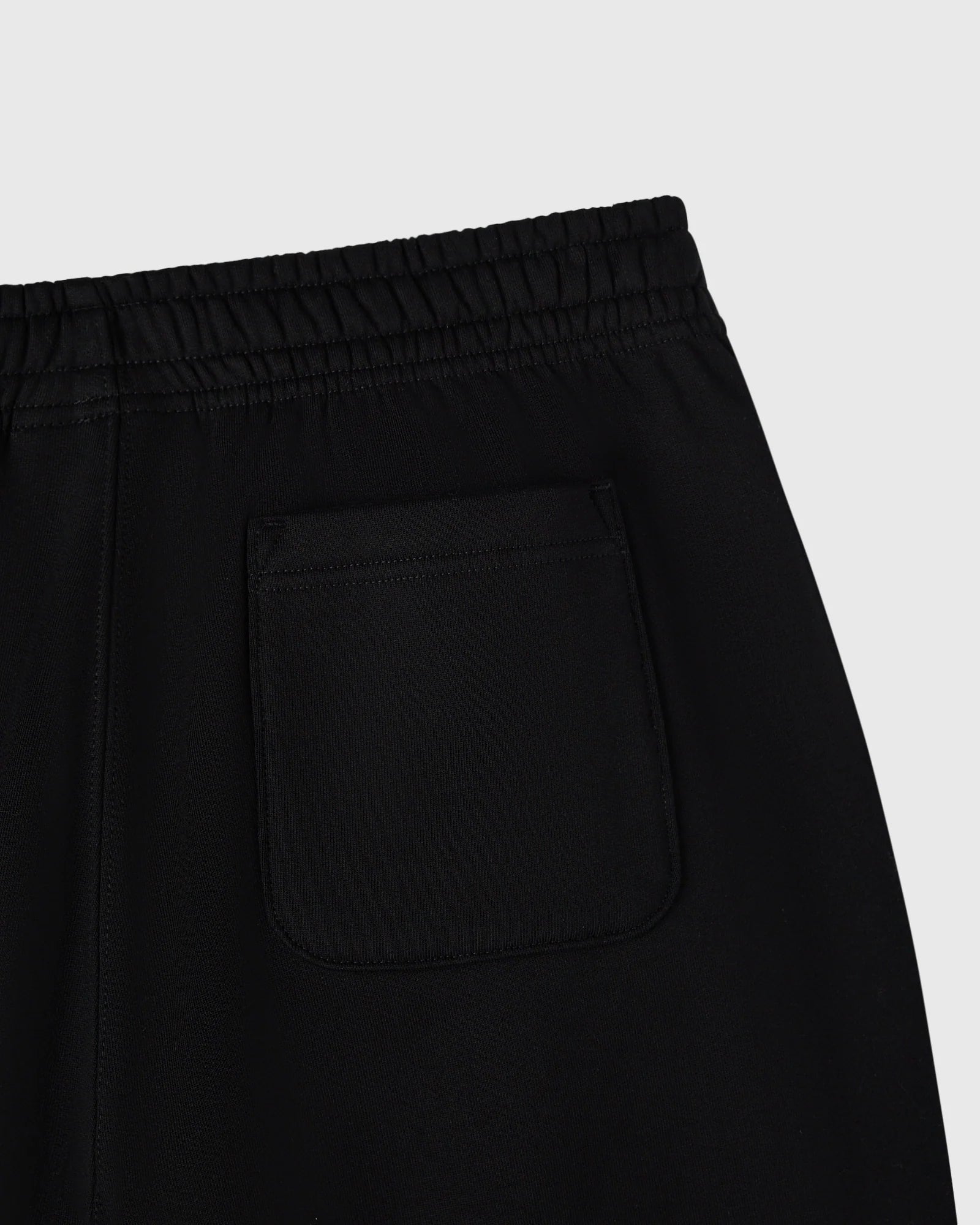 Signature Open Hem Sweatpant Black