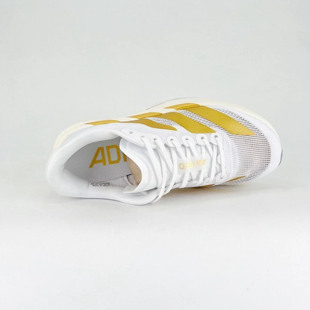 Tênis Adidas Adizero Evo SL Branco Dourado
