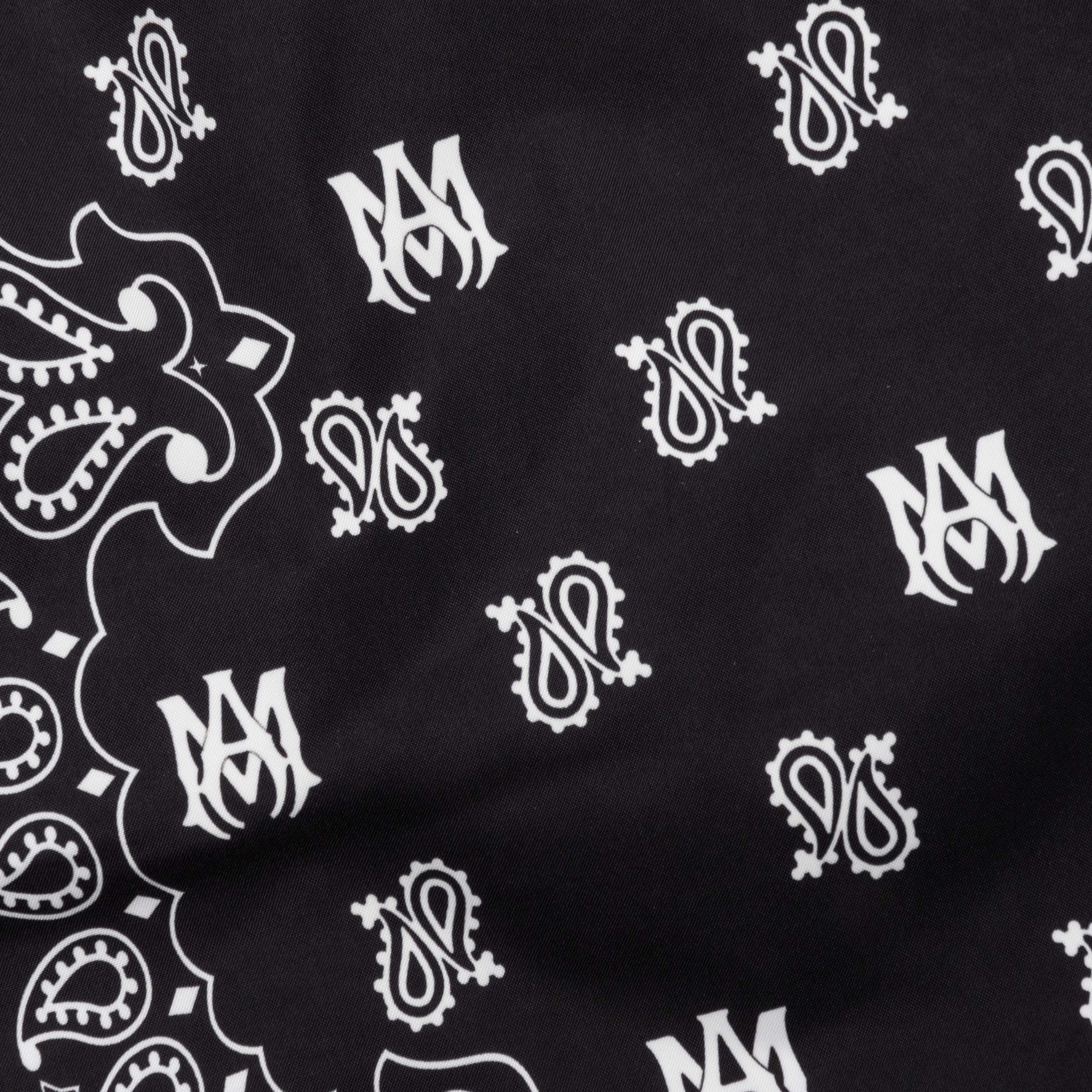 Bandana Paisley Swim Trunk Black