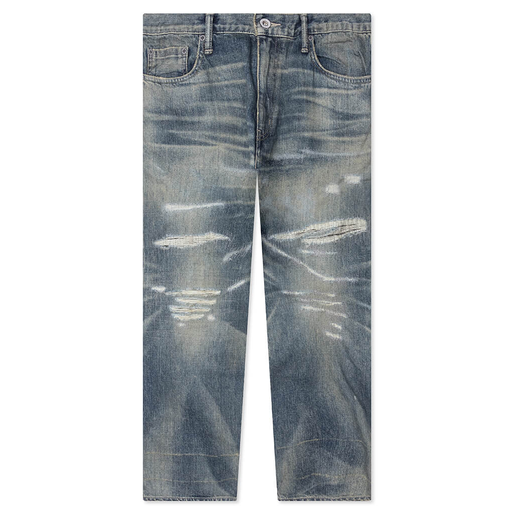 Savage Denim DP Wide Pants Indigo