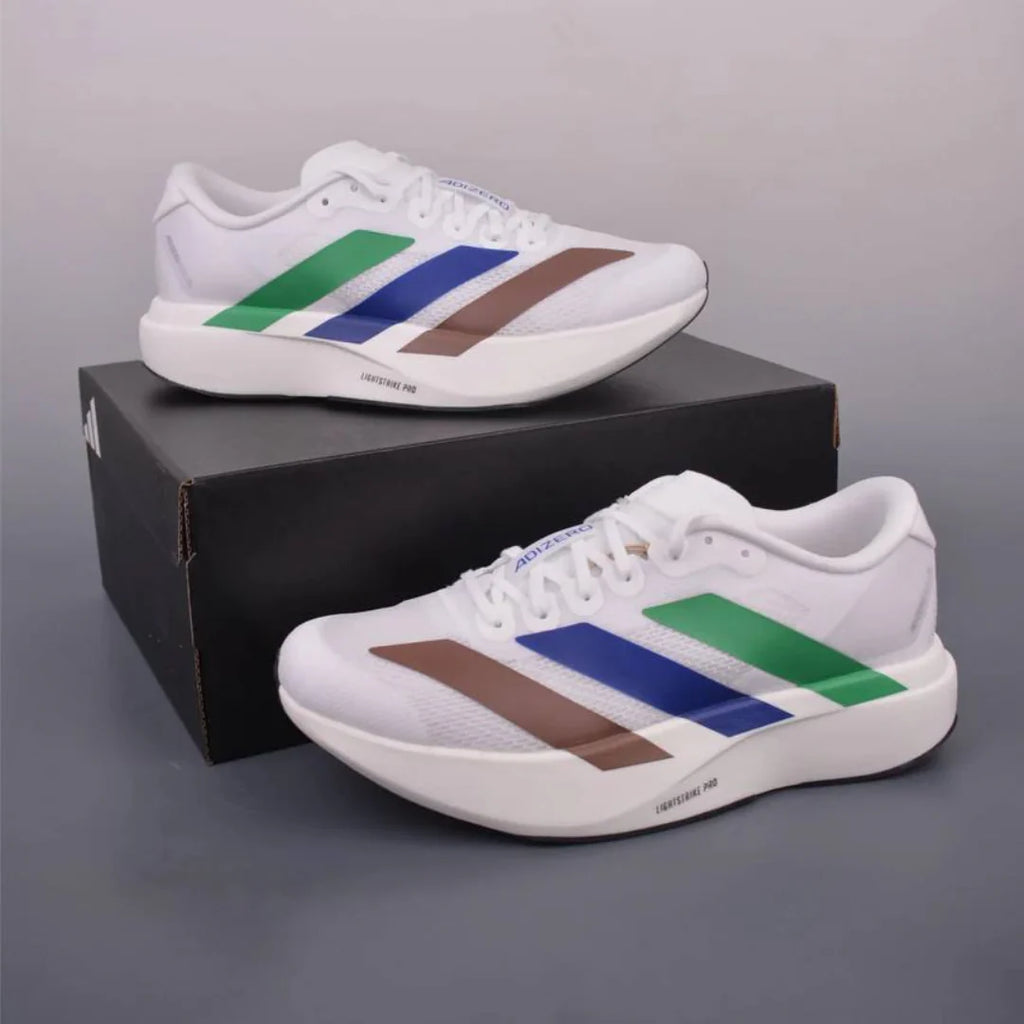 Adidas Adizero EVO SL Branco Verde Azul Marrom