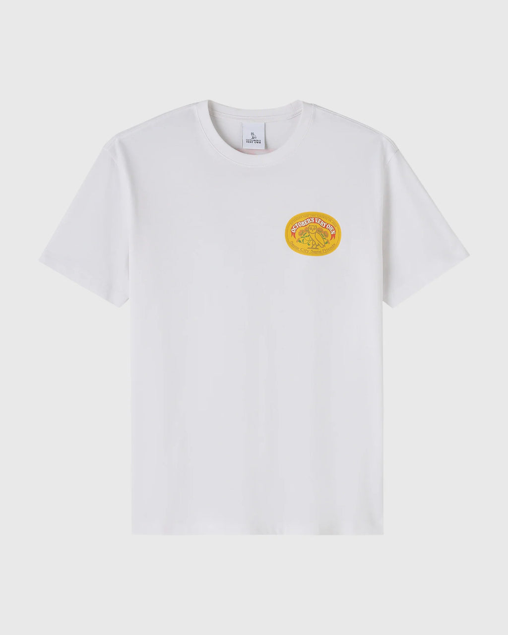 Pom Pom Banner Tee White