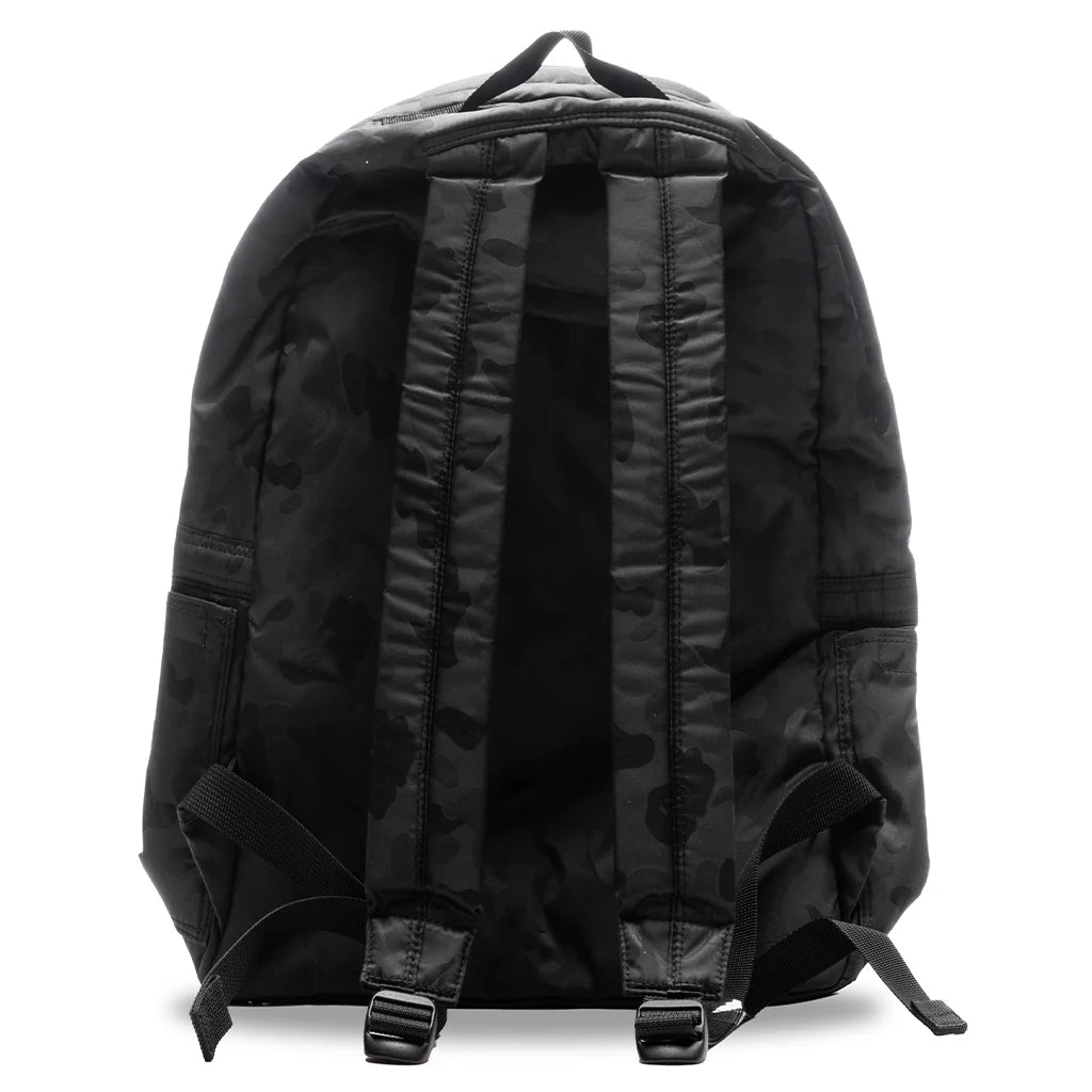 A Bathing Ape x Porter ABC Polyester Jacquard Backpack Black
