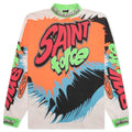 Saint Racing L S Tee White