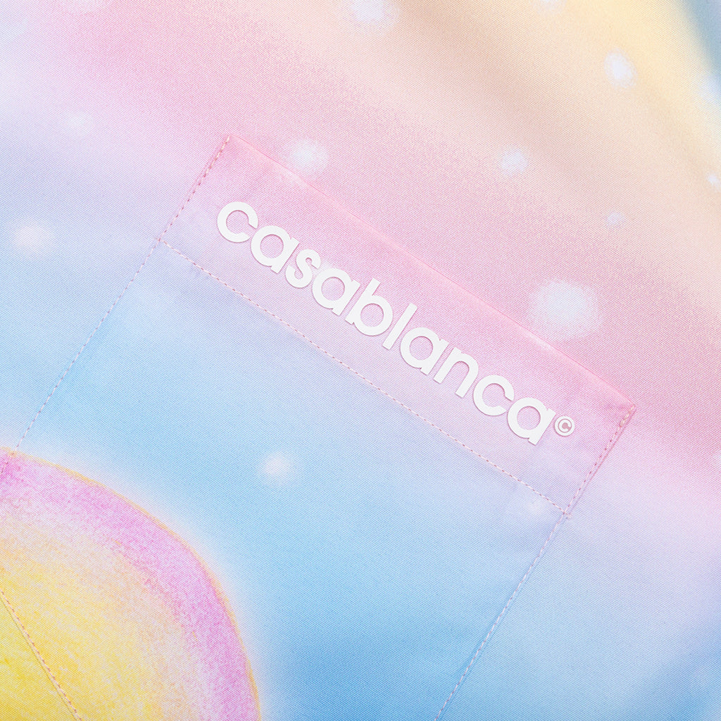 Printed Swim Open Collar Shirt Psychedelic Nirvana