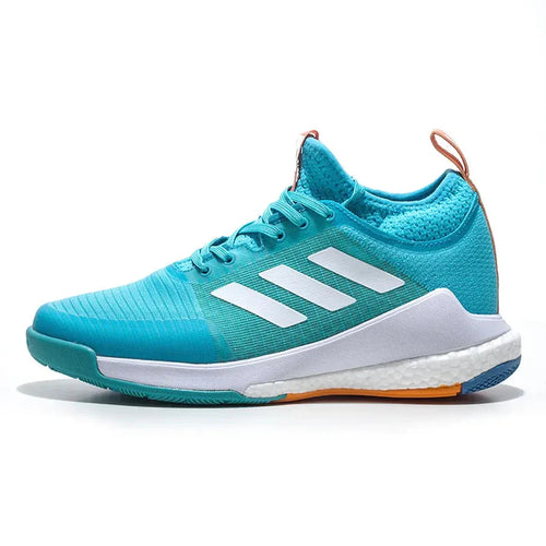 Tênis Adidas Crazyflight Mid Azul Laranja