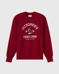Collegiate Crewneck Deep Red