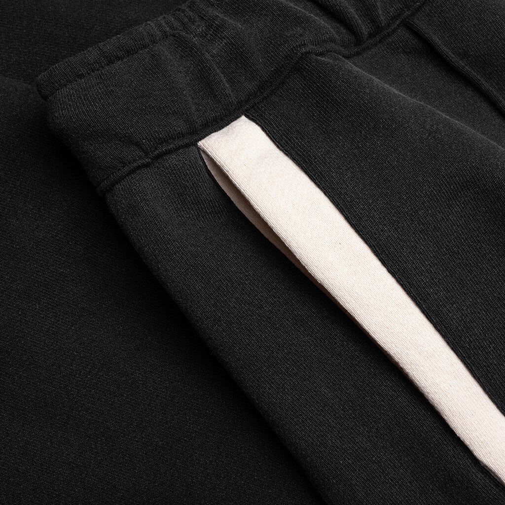 PE Heavy Cotton Track Pants Worn Black