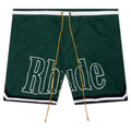 Logo Basketball Swim Short Forest Green Black White