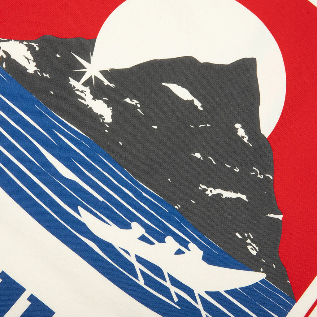 Moonlight Regatta Tee Vintage White Red Blue