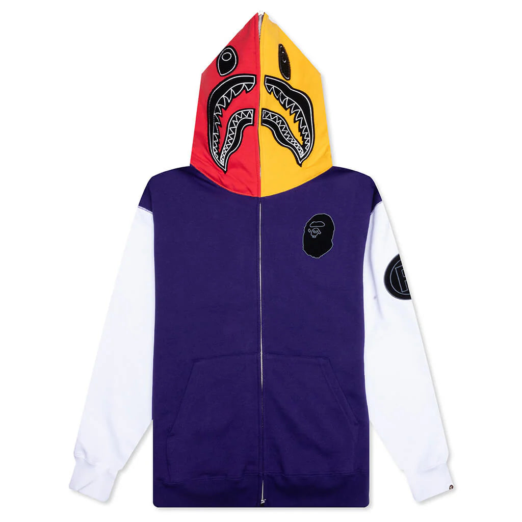Shark Full Zip Hoodie US Navy