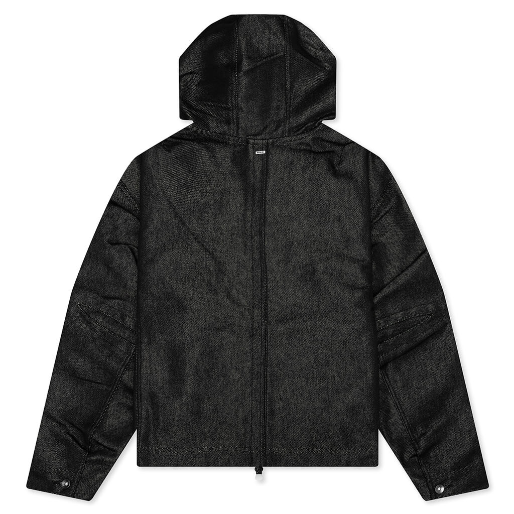 XT Denim Jacket Black Antique Silver