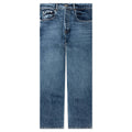 5 Pocket Straight Leg Trousers Mid Blue