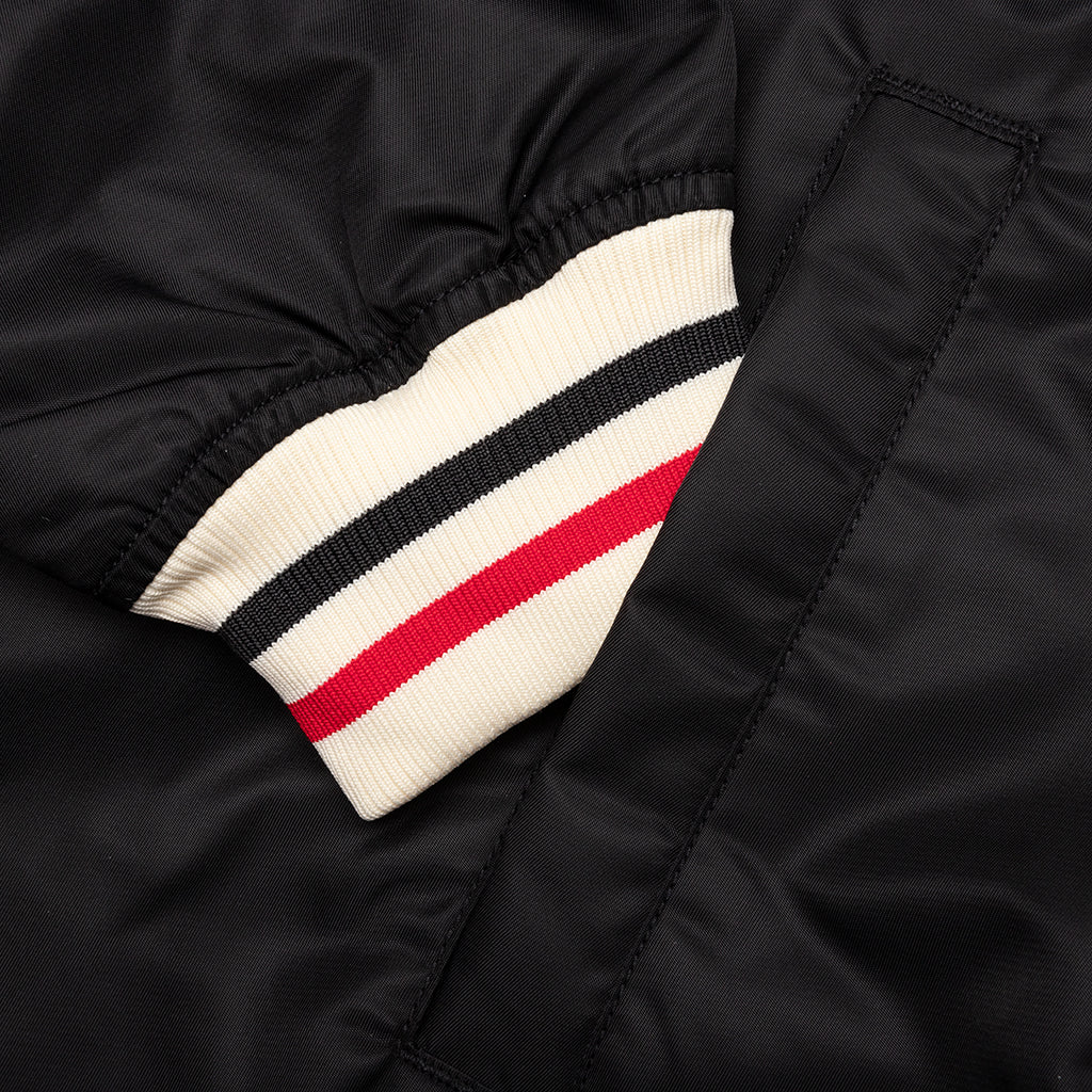 Nylon Stadium Jacket Black