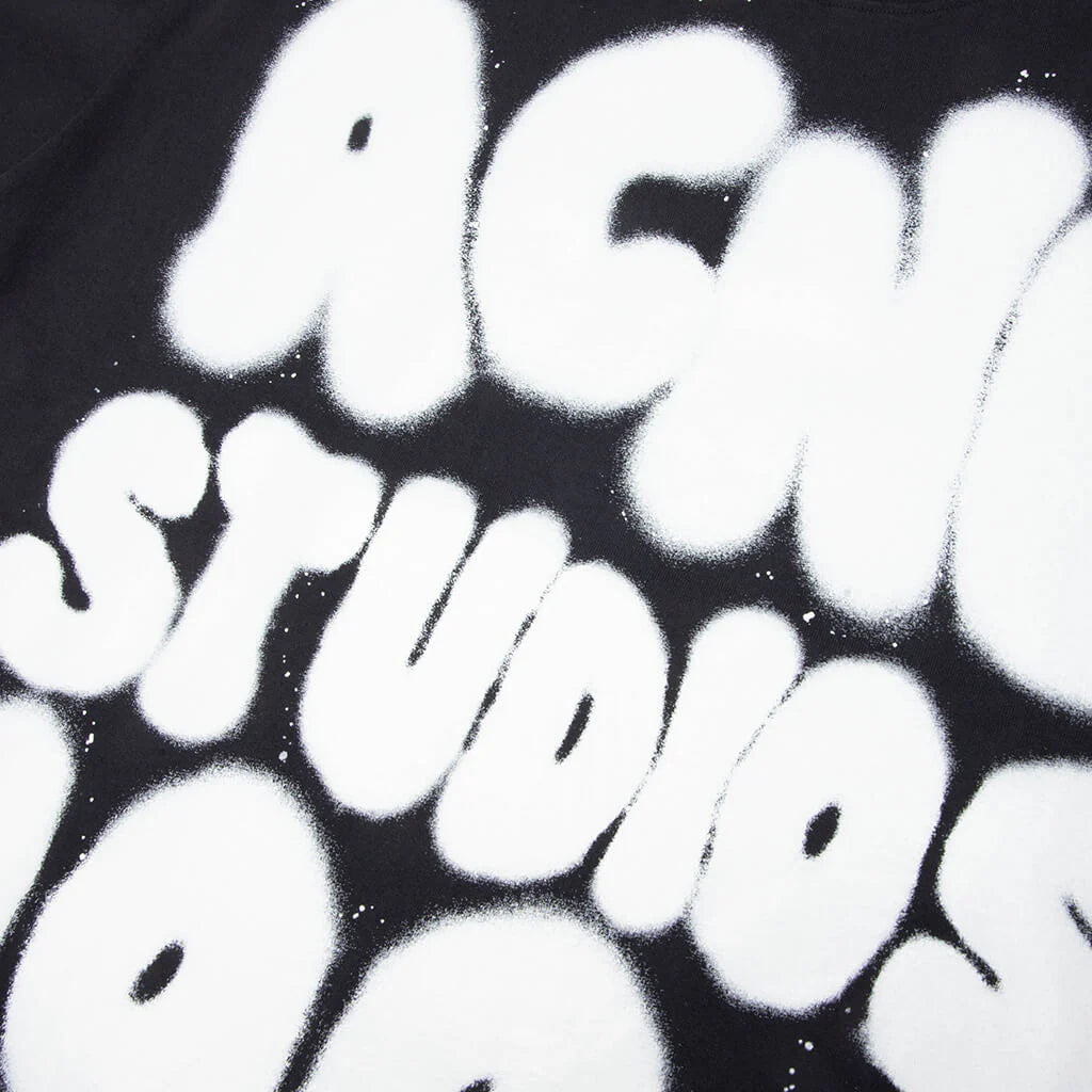 1996 Sprayed T Shirt Black White