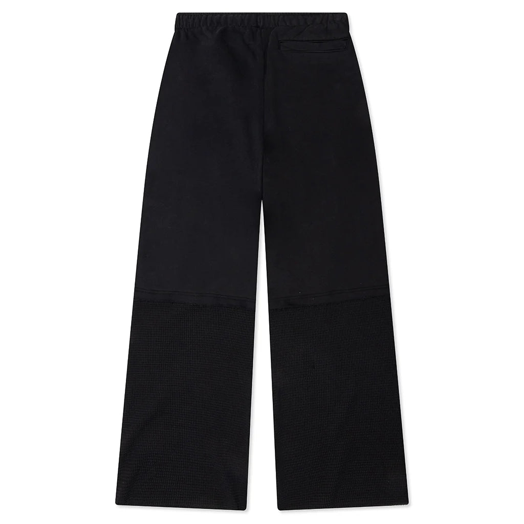 Studded Double Layer Sweatpant Black
