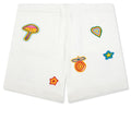 Crochet Shorts With Patches White
