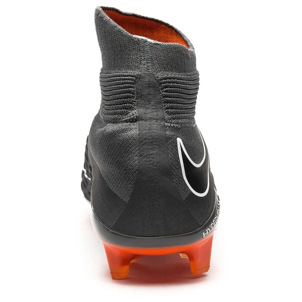 Nike Hypervenom Phantom 3 Elite DF FG AG Multi Ground Soccer Cleats Dark Grey Total Orange White