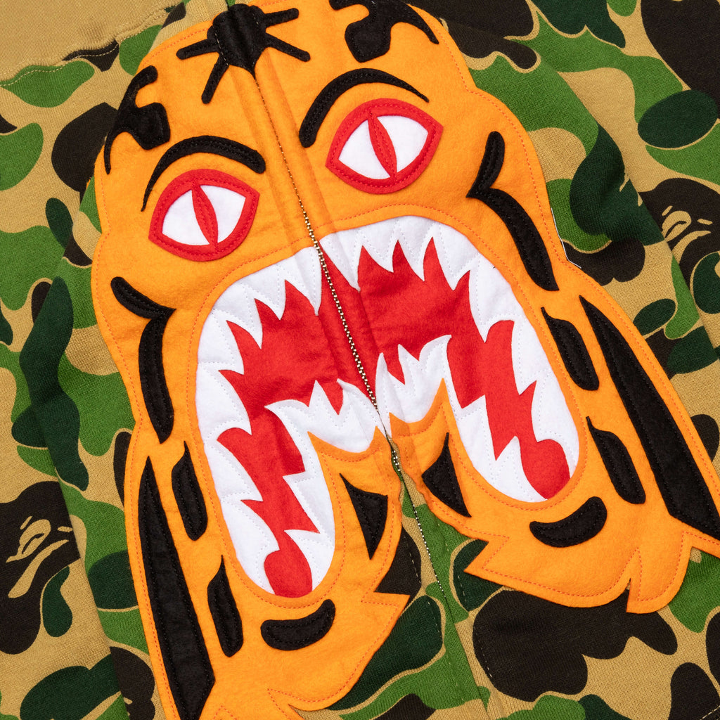 Abc Camo Tiger Full Zip Hoodie Green