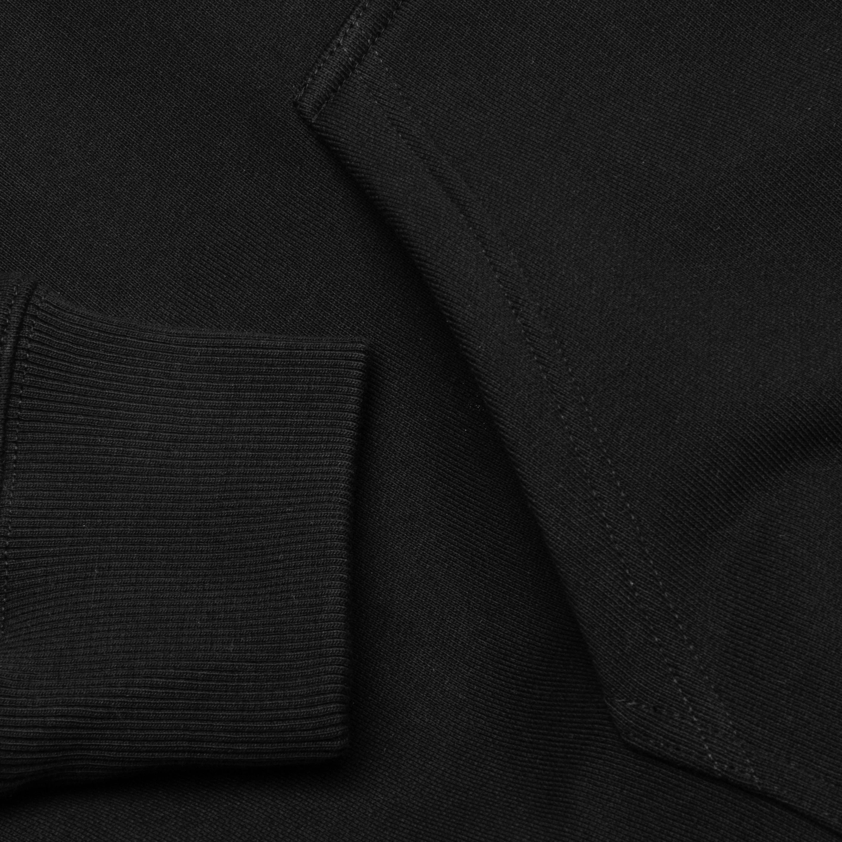 Reflective Slim Fit Hoodie Black