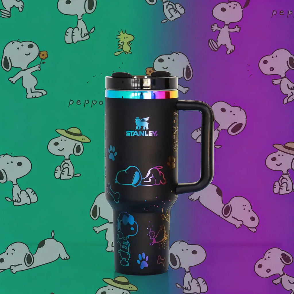 Copo Térmico Snoopy Tumbler 12L Inox com Tampa Hermética