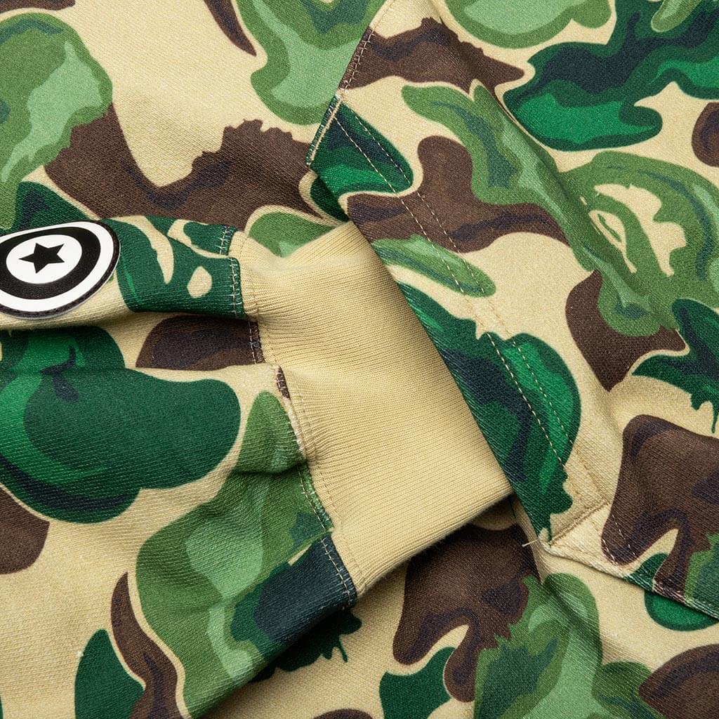 Bape Art Camo Shark Hoodie Green
