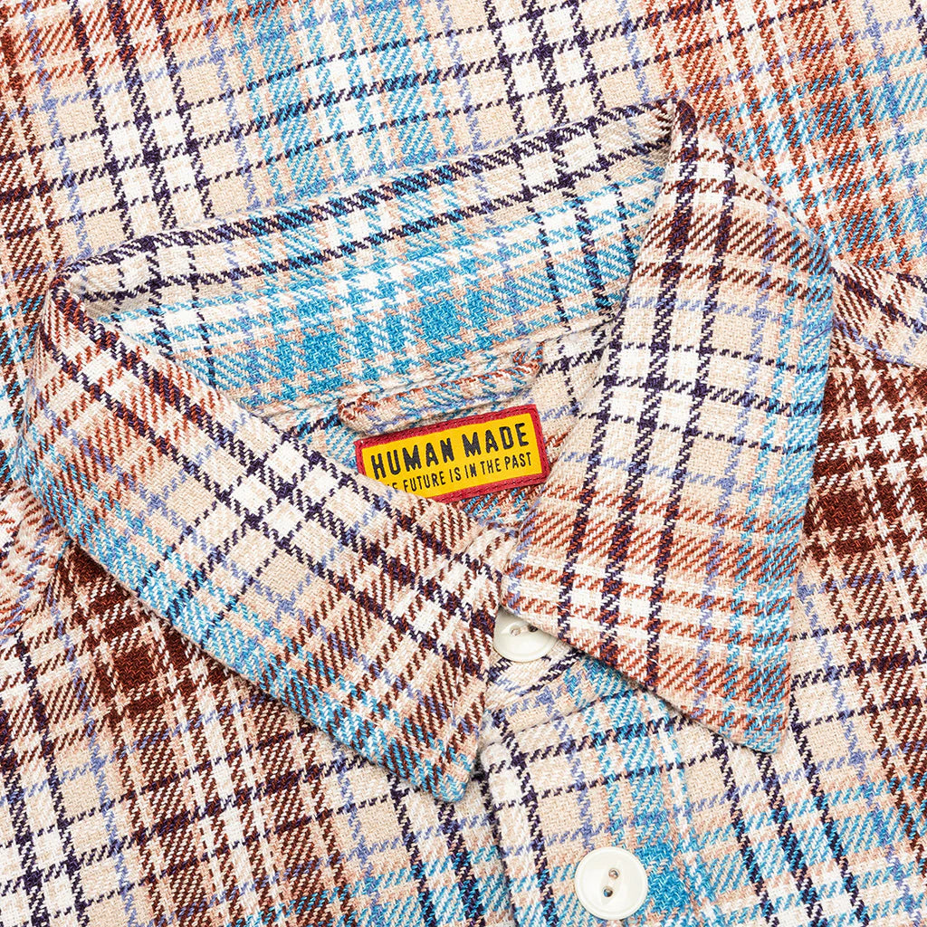 Check Shirt White
