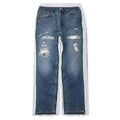 Franklin Denim Sweatpants Indigo White