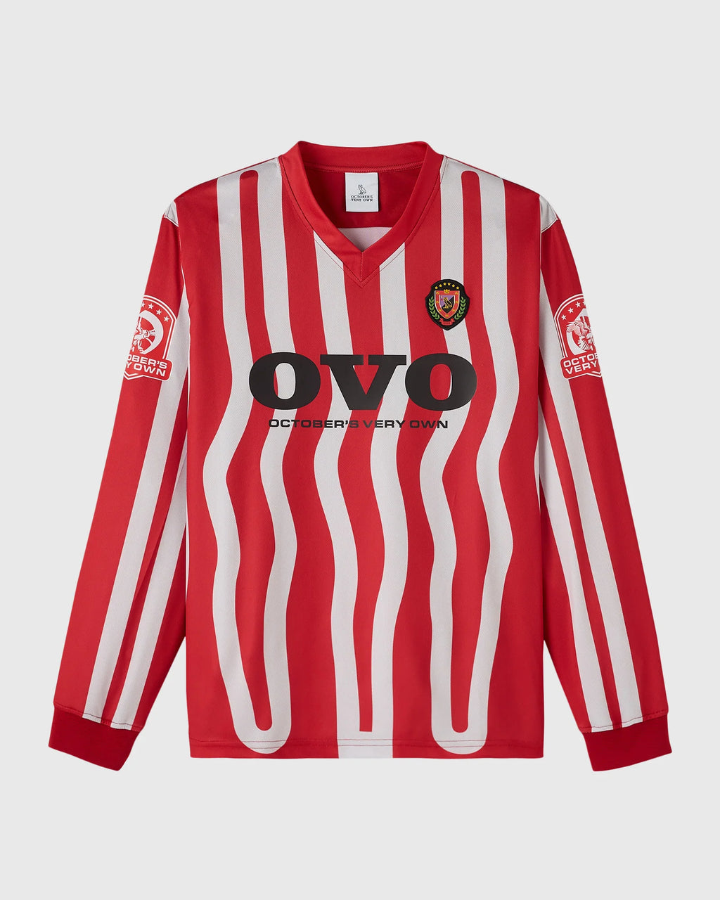 Stripe Soccer Jersey Red