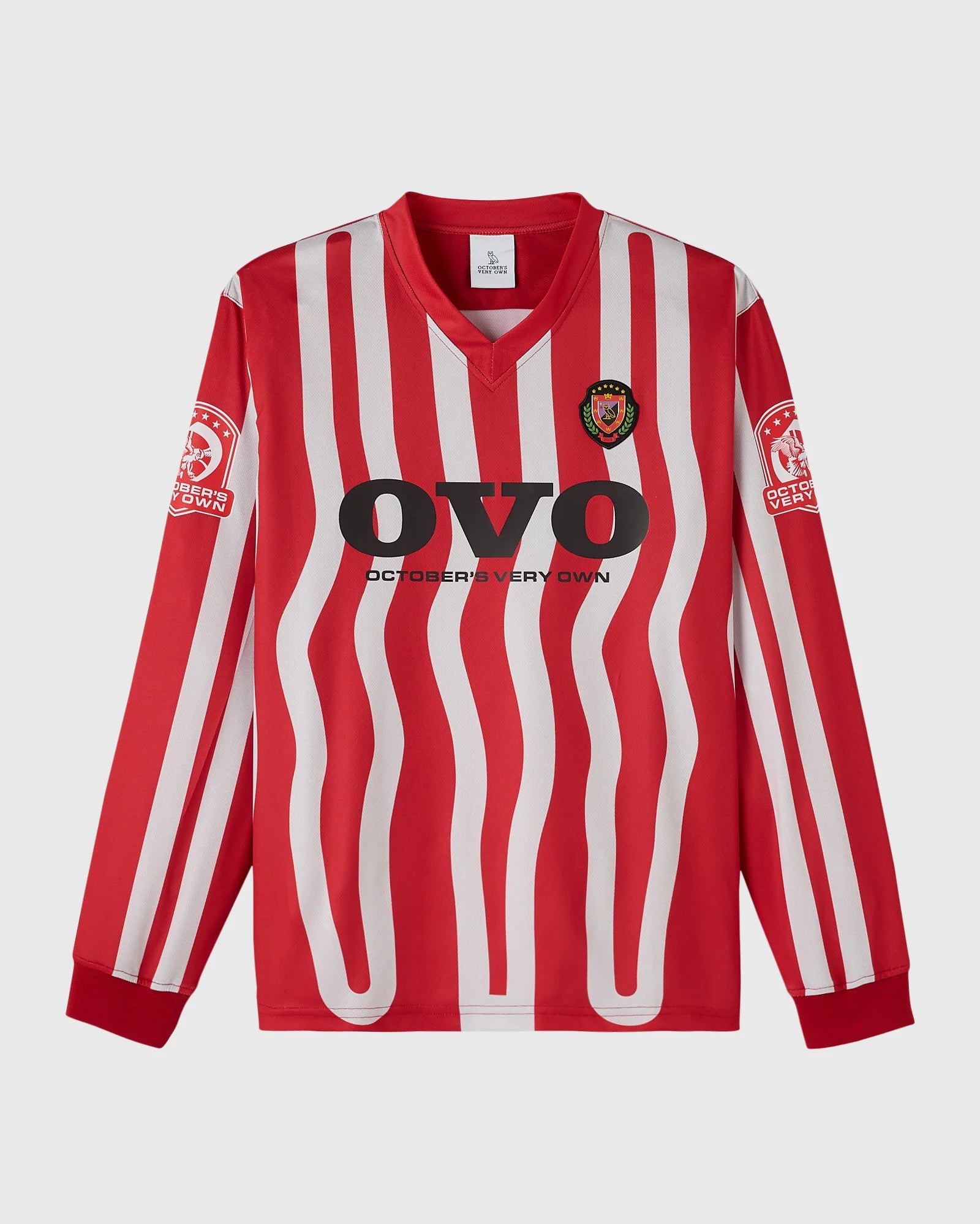 Stripe Soccer Jersey Red